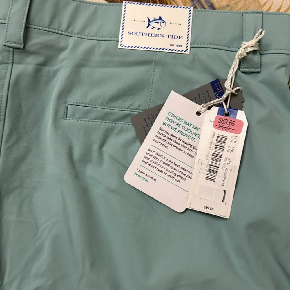 Southern Tide Men’s Brr Tide to Trail Performance Shorts